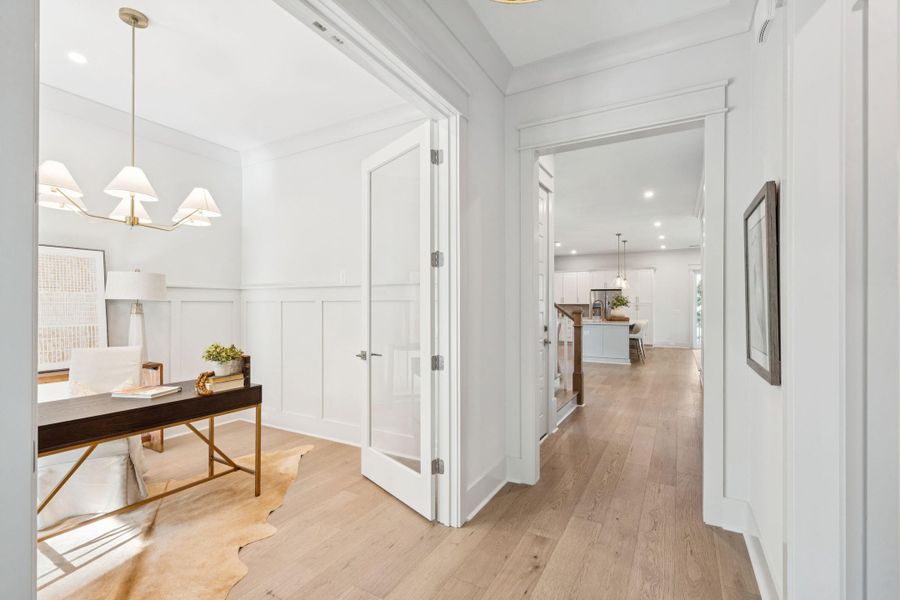 Furnished interior view inside a new home in , Johns Island (Image 12).
