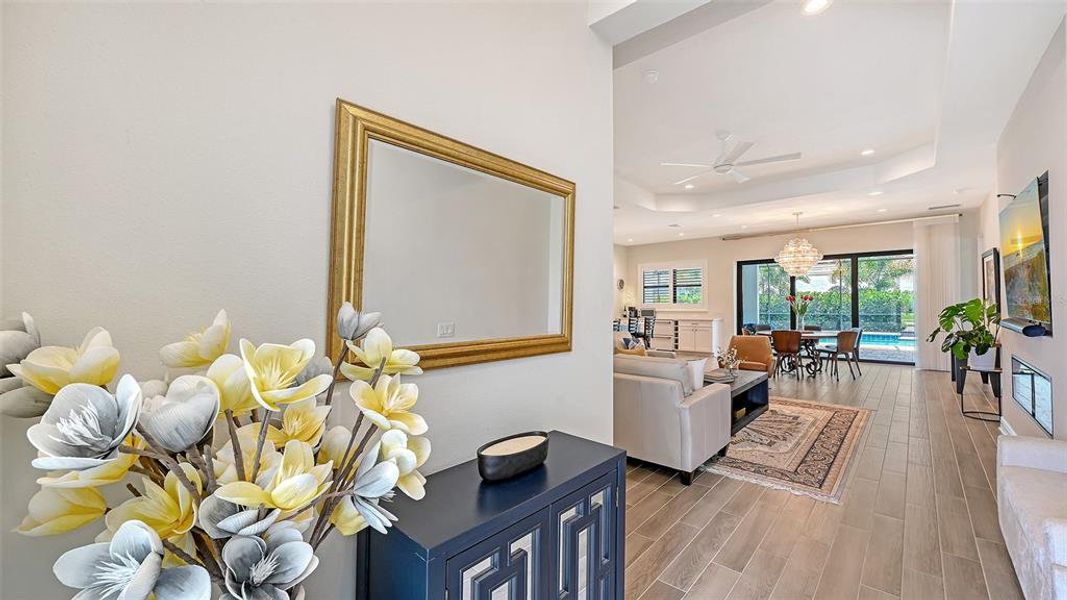 Furnished interior view inside a new home in Windward, Lakewood Ranch (Image 15). Furnished interior view inside a new home in Windward, Lakewood Ranch (Image 15).
