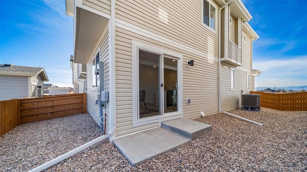 Exterior details and patio area of a home in , Commerce City (Image 19).
