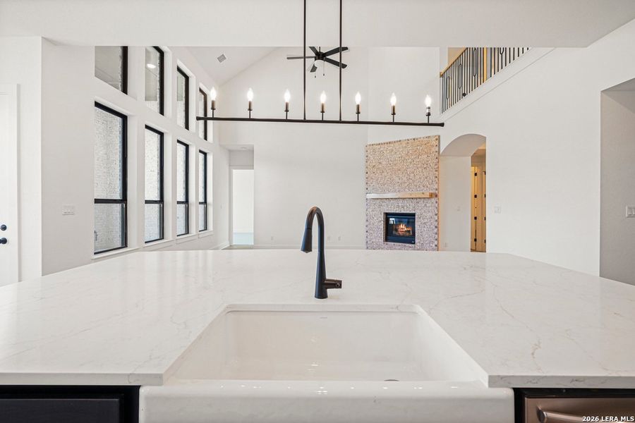 Close-up of interior finishes inside a home in La Cima, San Marcos (Image 16).