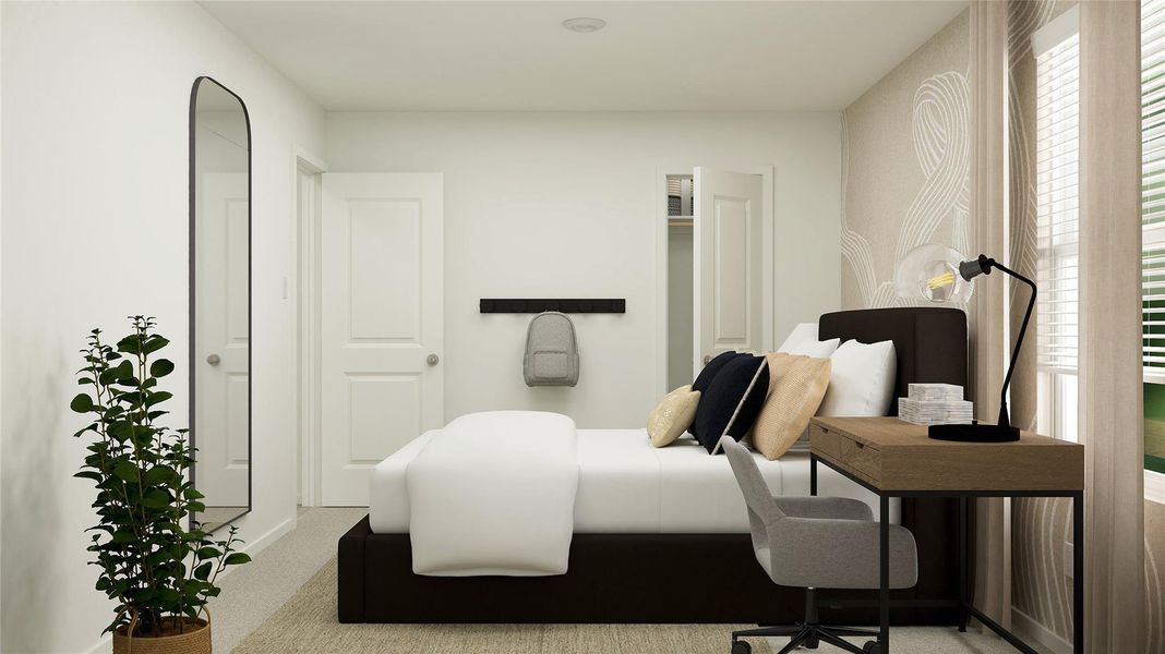 Furnished interior view inside a new home in Synova, Crosby (Image 22).