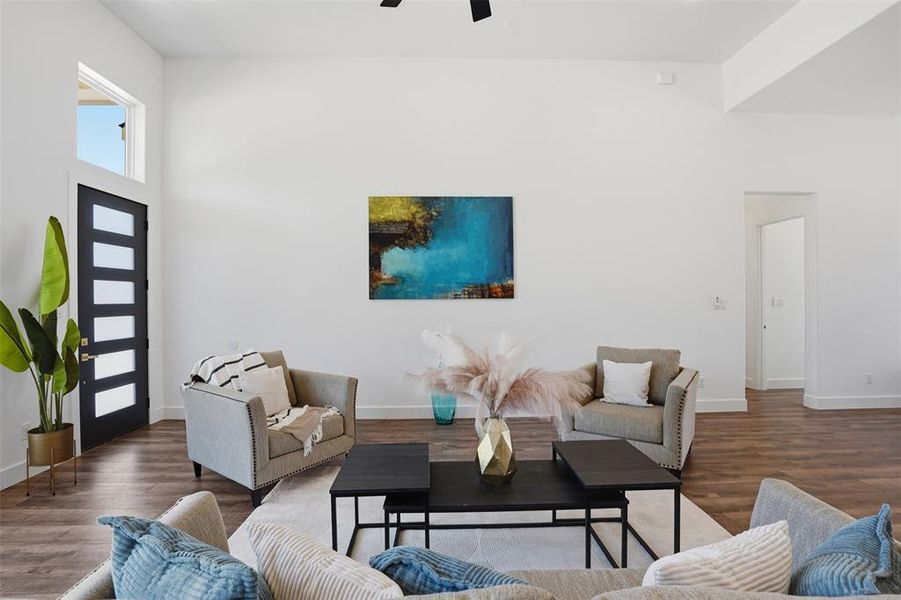 Furnished interior view inside a new home in Pecan Plantation, Granbury (Image 6).
