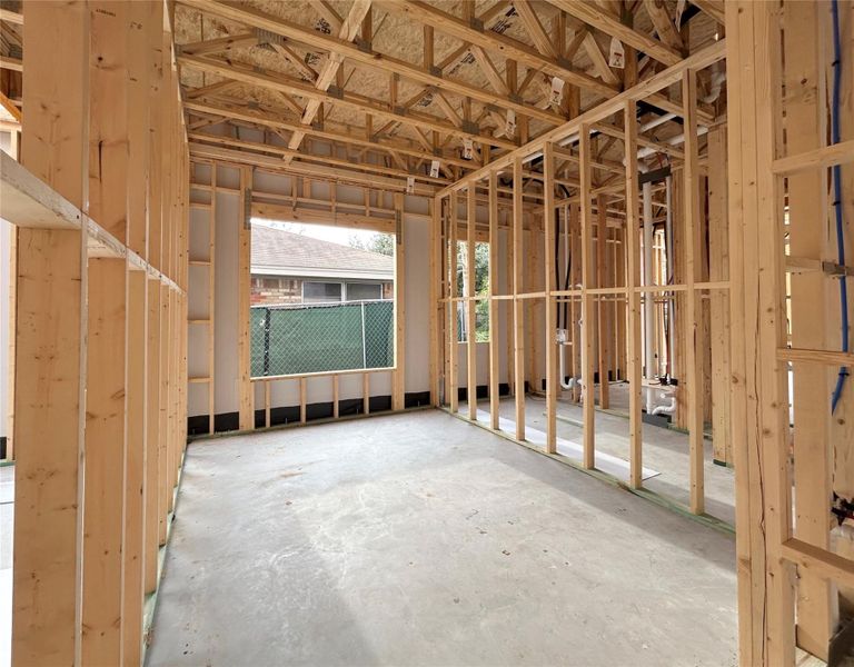 Private Study On the First Floor. Construction Photos as of 1-12-2026