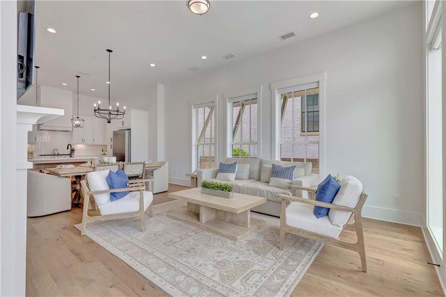 Furnished interior view inside a new home in Trilith, Fayetteville (Image 8).