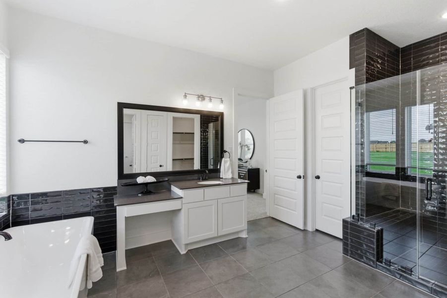 Furnished interior view inside a new home in Sienna Lakes, San Antonio (Image 10). Furnished interior view inside a new home in Sienna Lakes, San Antonio (Image 10).