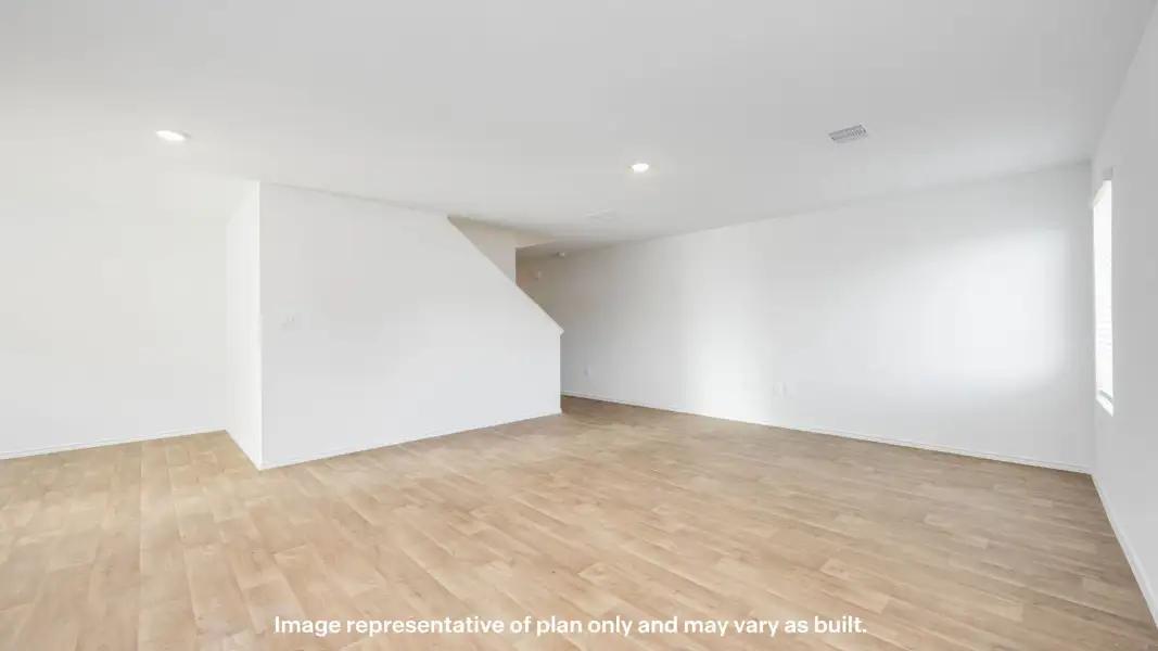 Representative unfurnished interior of a home built from the The Fallow by D.R. Horton in Pari Estates, Lubbock (Image 17). Representative unfurnished interior of a home built from the The Fallow by D.R. Horton in Pari Estates, Lubbock (Image 17).