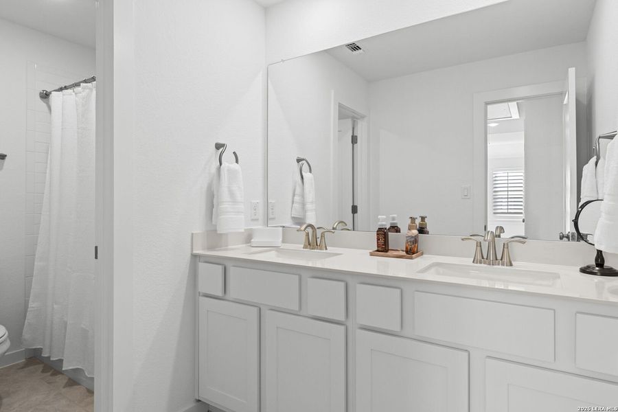 Furnished interior view inside a new home in , Kyle (Image 34).