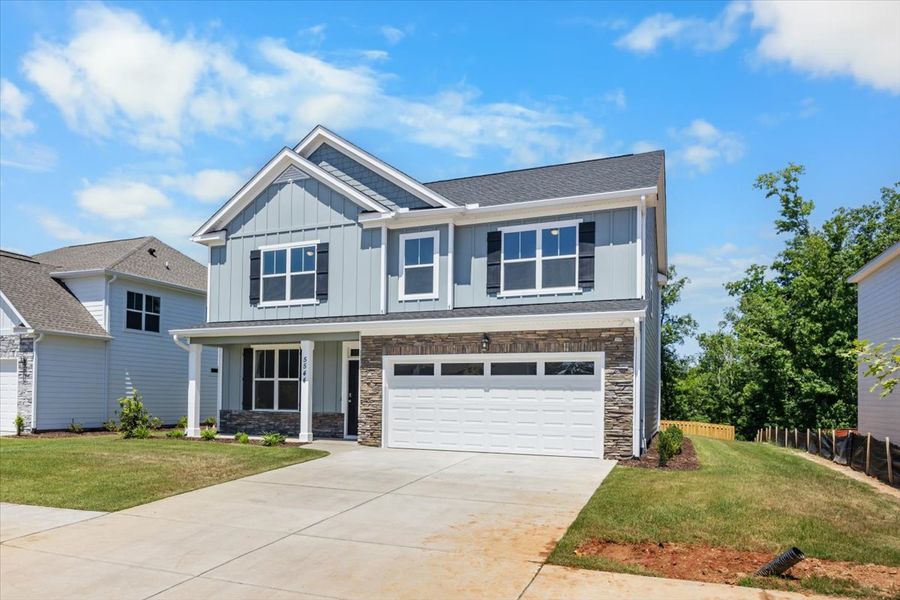 Front exterior of a new home in Tillery Park, Grovetown, GA, highlighting curb appeal (Image 19).