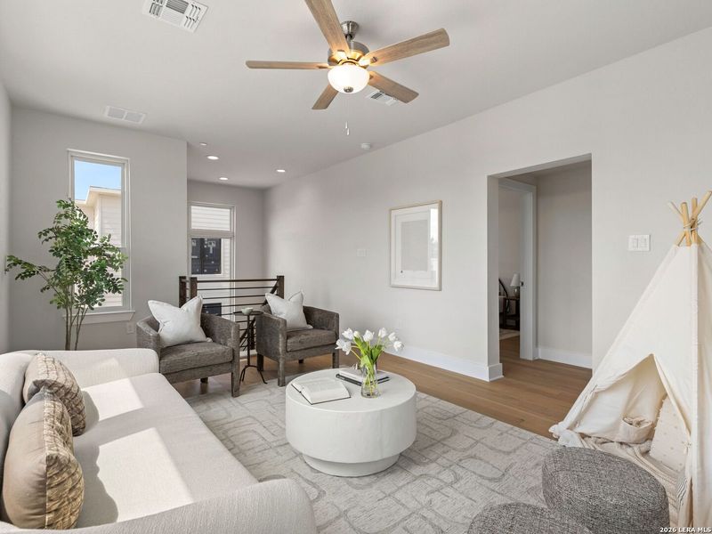 Furnished interior view inside a new home in , San Antonio (Image 19).