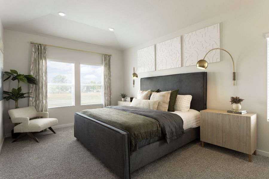 Furnished interior view inside a new home in Kemah Crossing - City Series, Kemah (Image 3). Furnished interior view inside a new home in Kemah Crossing - City Series, Kemah (Image 3).