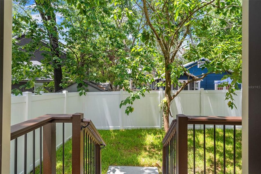 Exterior details and patio area of a home in , Tampa (Image 28).
