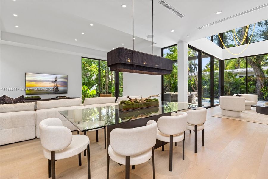 Furnished interior view inside a new home in , Miami (Image 63).