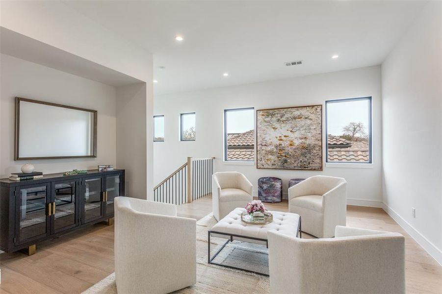 Furnished interior view inside a new home in Samantha Springs, Keller (Image 34).