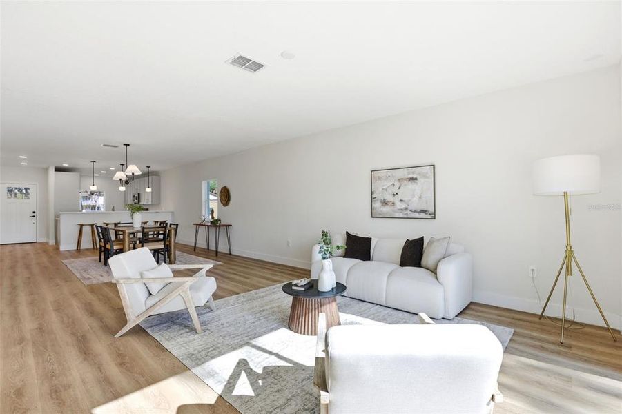 Furnished interior view inside a new home in , Leesburg (Image 15).