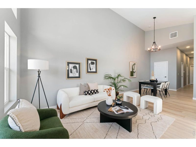 Furnished interior view inside a new home in , Evans (Image 3).