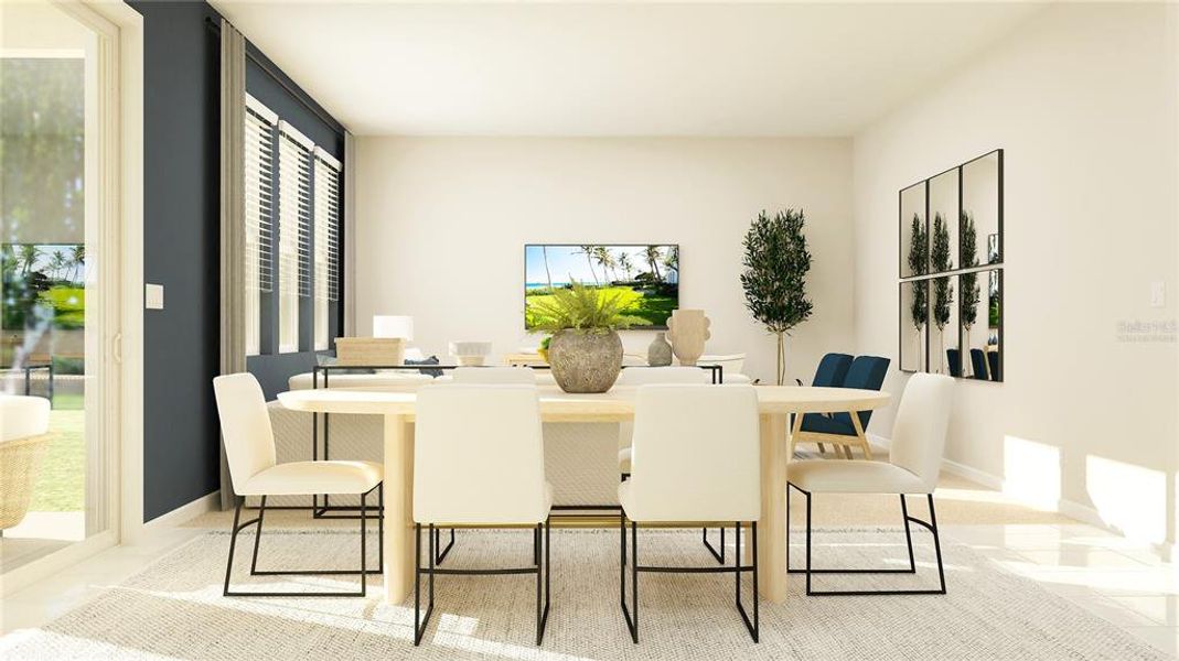 Furnished interior view inside a new home in Waterstone: Estate II Collection, Groveland (Image 13). Furnished interior view inside a new home in Waterstone: Estate II Collection, Groveland (Image 13).