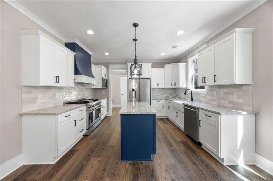 Furnished interior view inside a new home in , Monroe (Image 8).