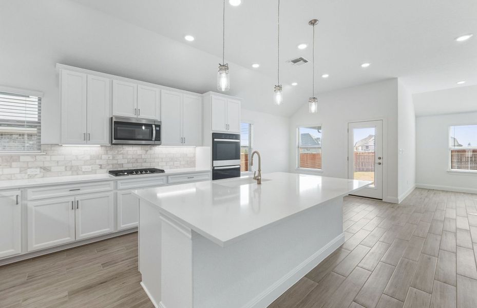 Furnished interior view inside a new home in Saddleback at Santa Rita Ranch, Liberty Hill (Image 7).