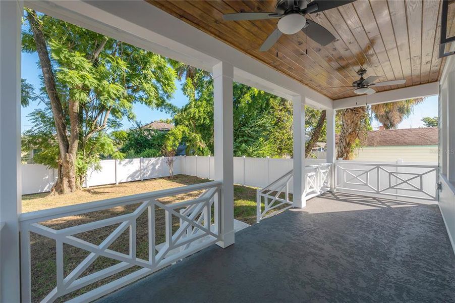 Exterior details and patio area of a home in , Tampa (Image 28). Exterior details and patio area of a home in , Tampa (Image 28).