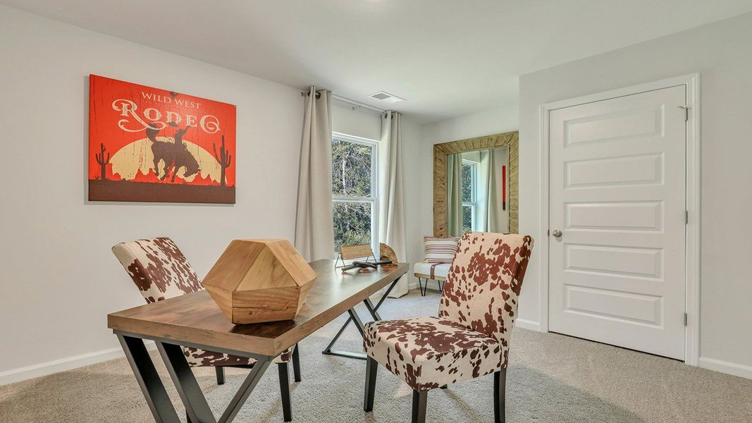 Furnished interior view inside a new home in The Groves at Bees Creek, Ridgeland (Image 13).