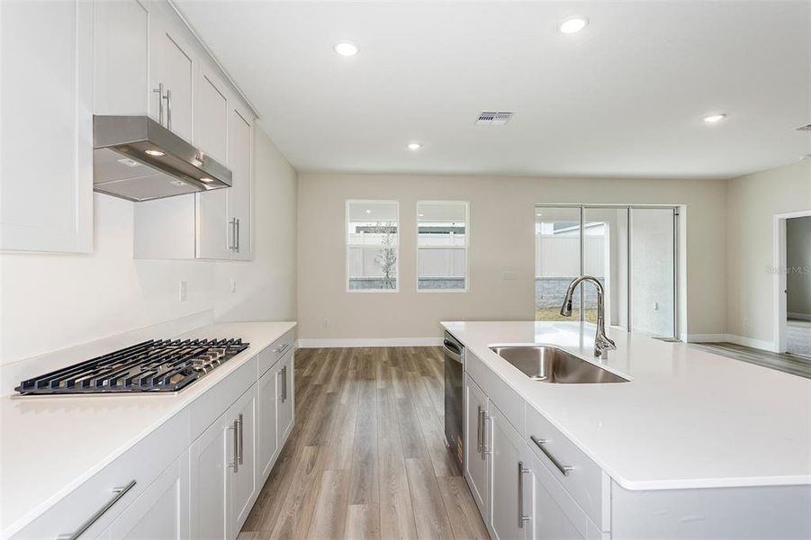 Furnished interior view inside a new home in Pasadena Woods, Dade City (Image 9).