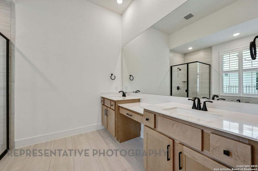 Furnished interior view inside a new home in Davis Ranch: 45ft. lots, San Antonio (Image 5).