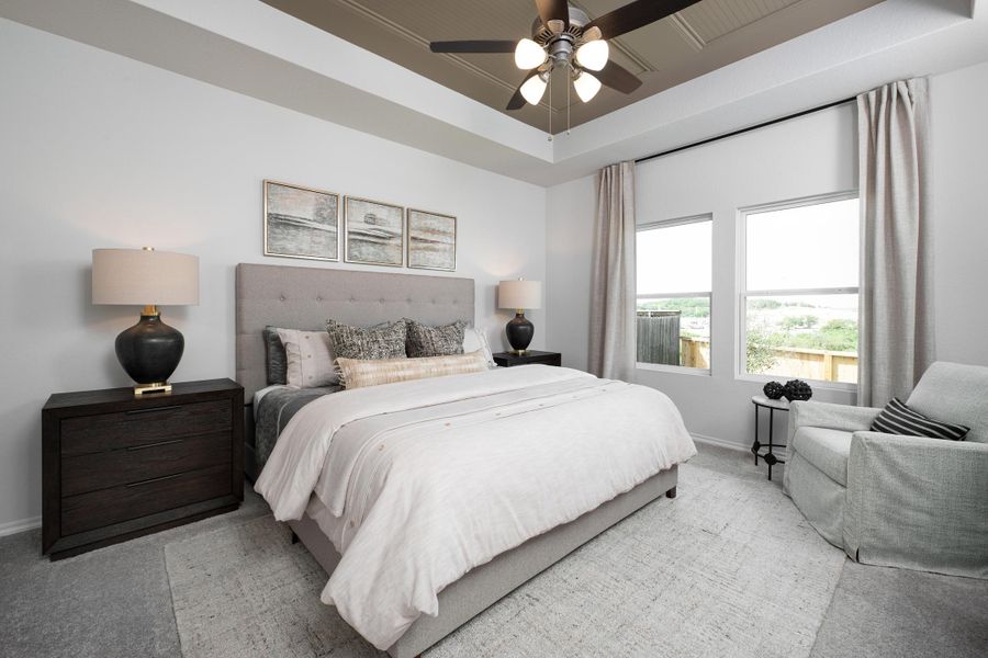 Representative furnished interior of a home built from the Alyssa by Ashton Woods in Hennersby Hollow, San Antonio (Image 10).