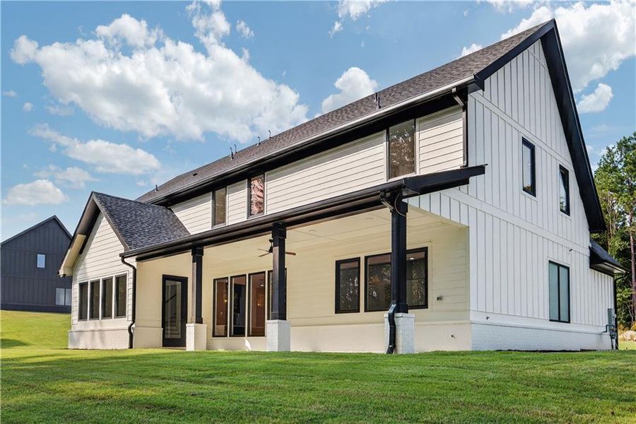 Front exterior of a new home in , Auburn, GA, highlighting curb appeal (Image 20).