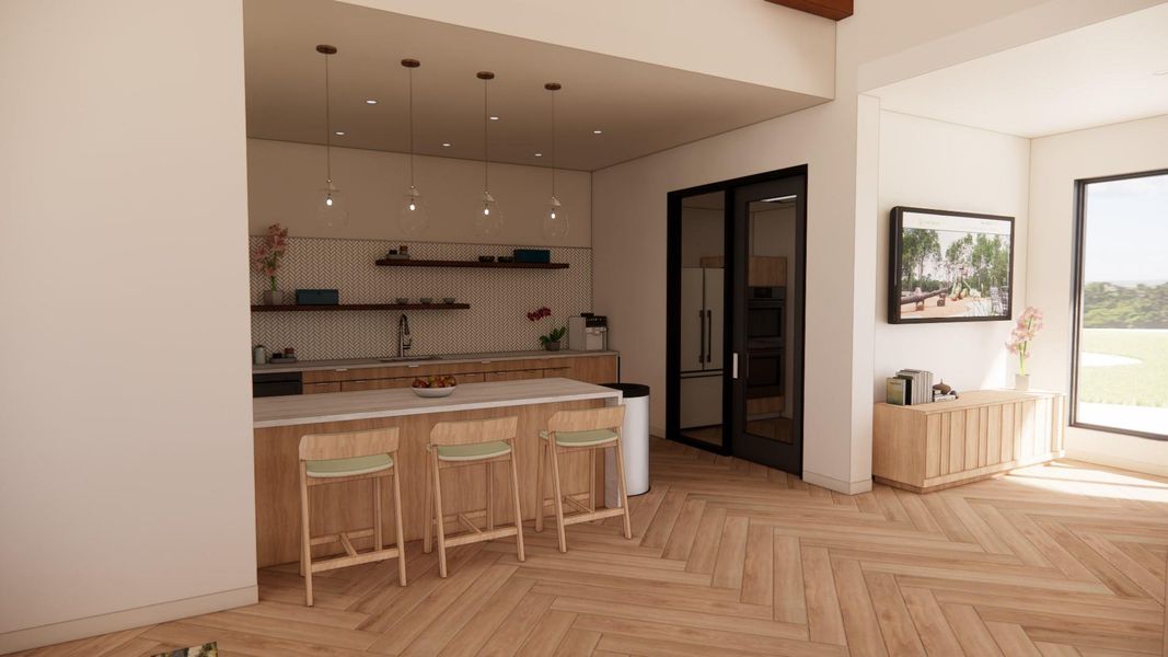 Furnished interior view inside a new home in The Trails, New Caney (Image 8). Furnished interior view inside a new home in The Trails, New Caney (Image 8).