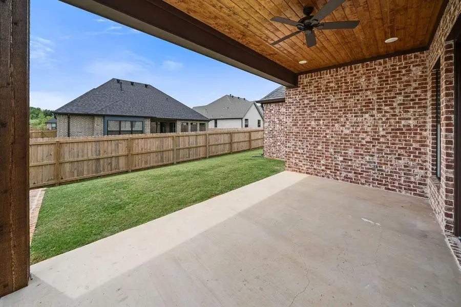 Exterior details and patio area of a home in , Tyler (Image 4).