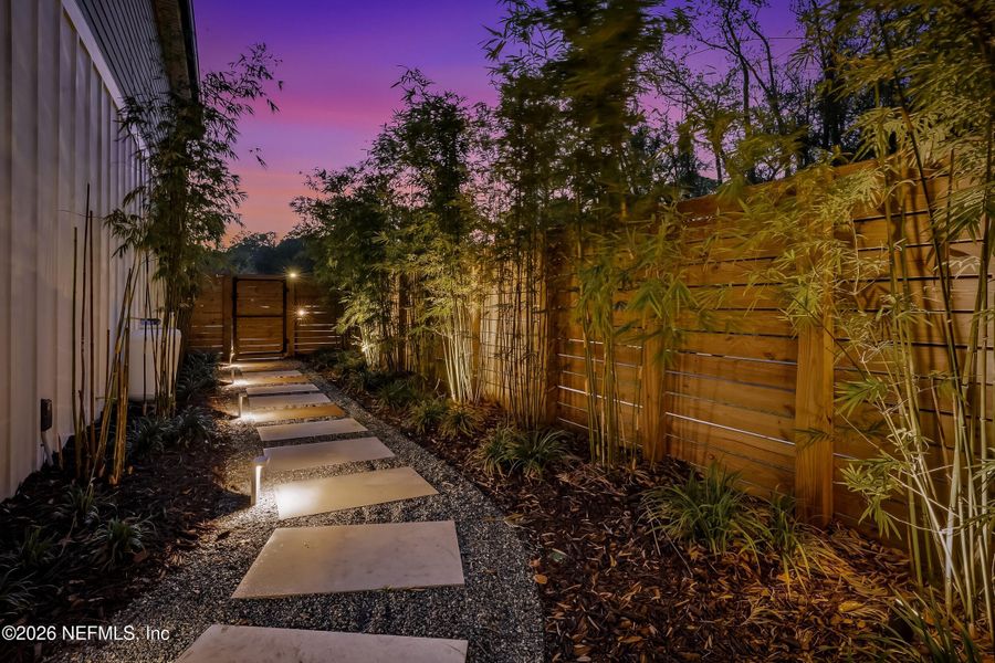 Exterior details and patio area of a home in , Jacksonville (Image 31).