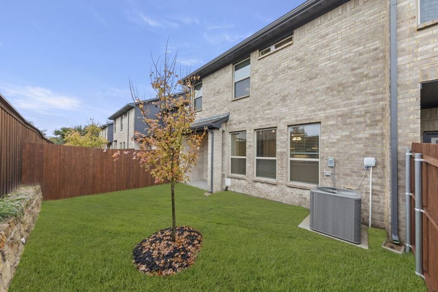Front exterior of a new home in Sereno Oaks at Buckner Terrace, Dallas, TX, highlighting curb appeal (Image 29).