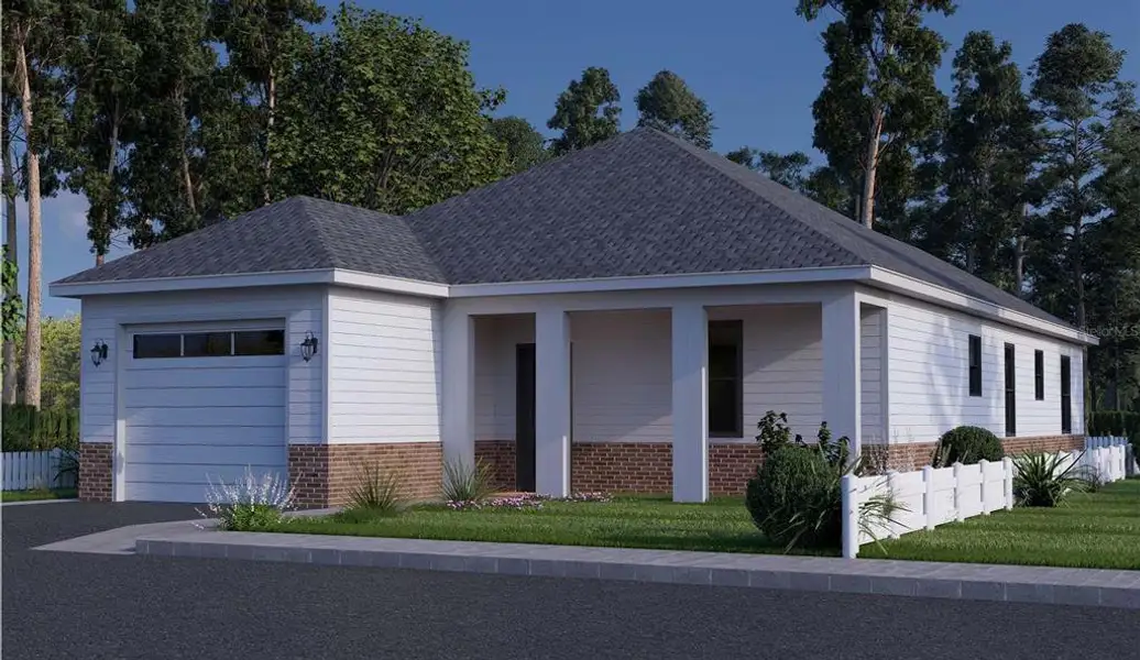 Front exterior of a new home in , Fort Pierce, FL, highlighting curb appeal (Image 1). Front exterior of a new home in , Fort Pierce, FL, highlighting curb appeal (Image 1).