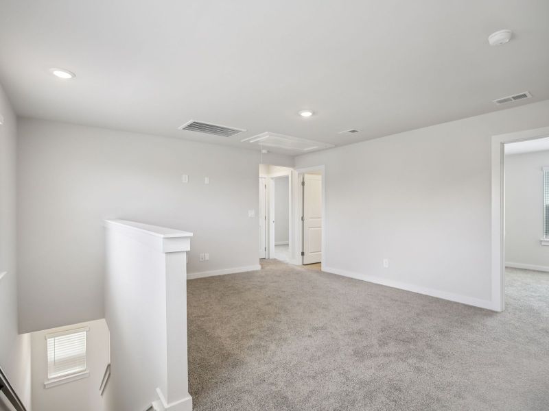 The upstairs loft gives the kids a place to hangout. The upstairs loft gives the kids a place to hangout.