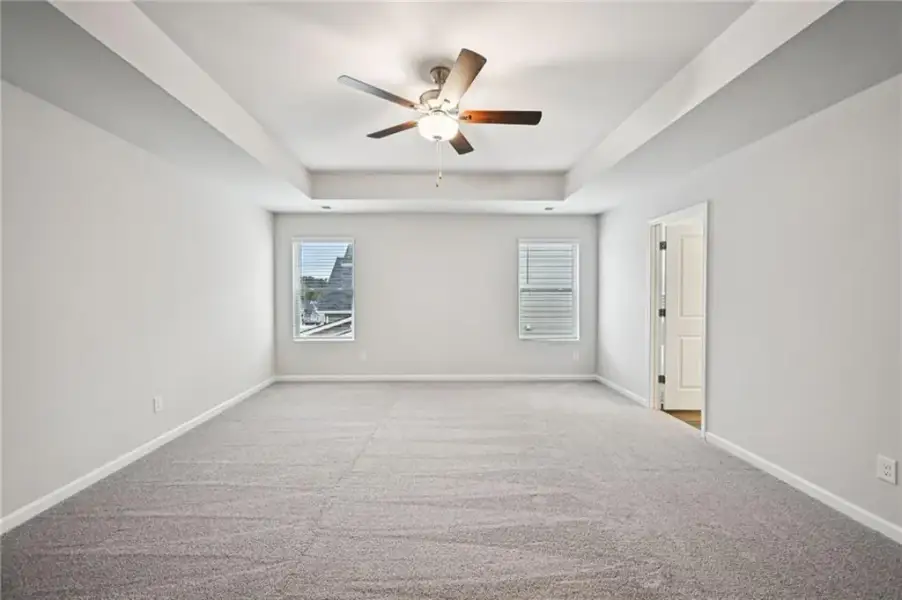 Spacious, unfurnished interior of a new home in The Hills at Cedar Creek, Winder (Image 39).