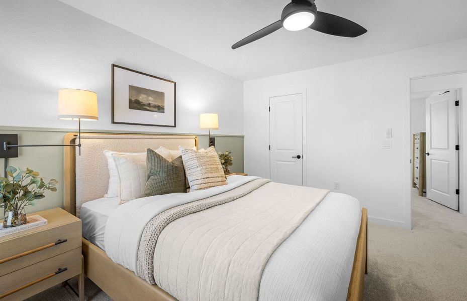 Representative furnished interior of a home built from the Fentress by Pulte Homes in Cameron Place, Austin (Image 59).