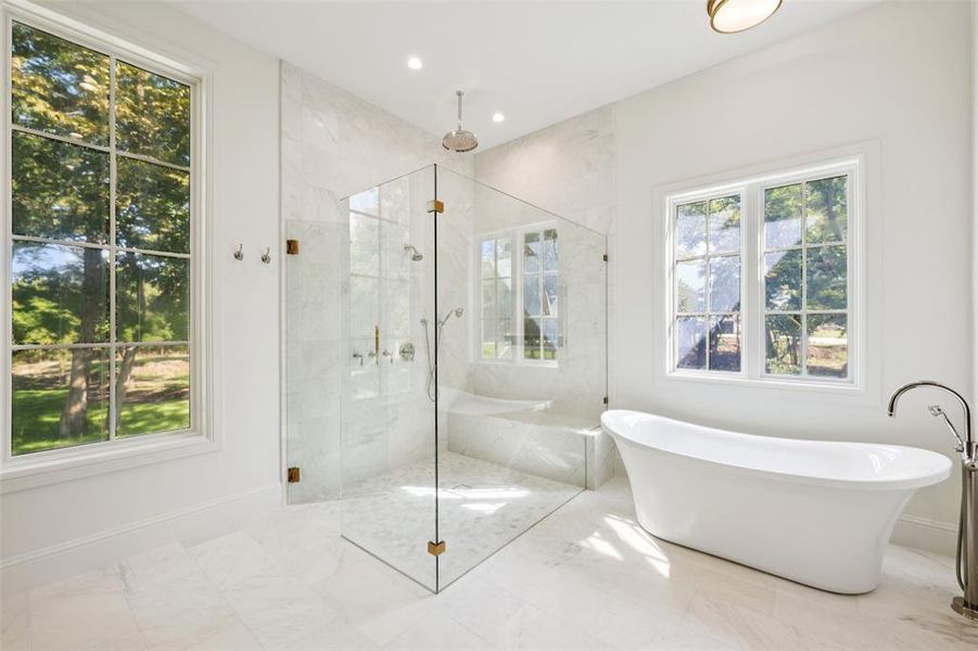 Spa Entry into Primary Bathroom