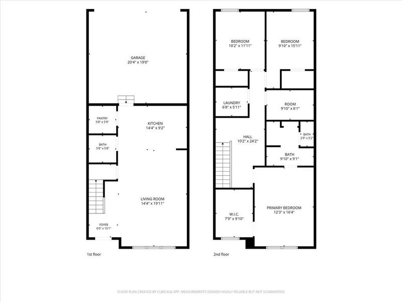 2D floor plan layout of this home in Tenison Village, Dallas, TX (Image 3).