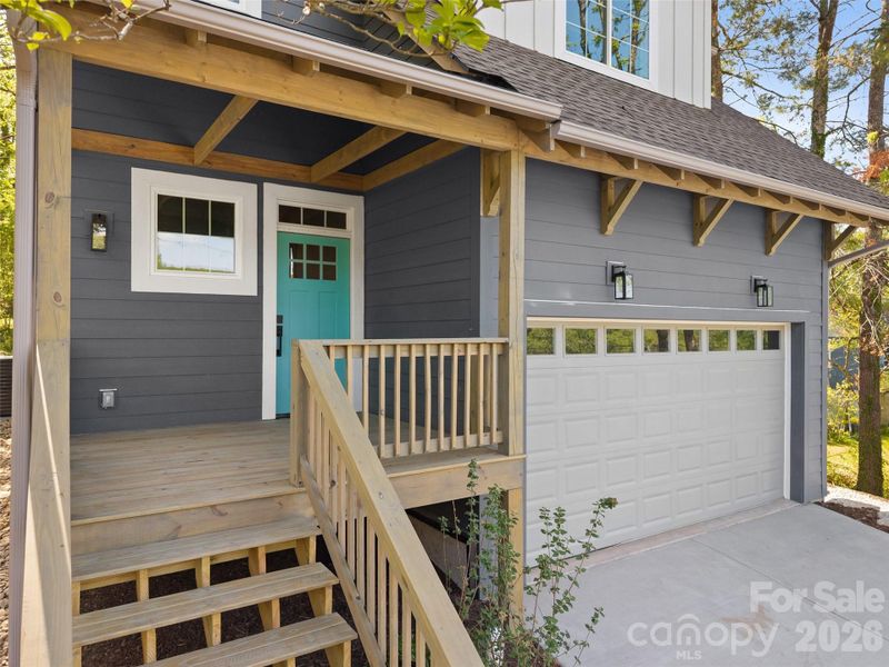 Exterior details and patio area of a home in , Brevard (Image 27).