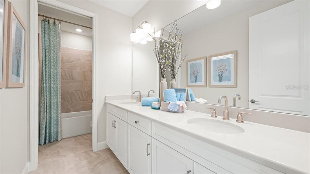 Furnished interior view inside a new home in Coasterra Community Group Page, Palmetto (Image 18).