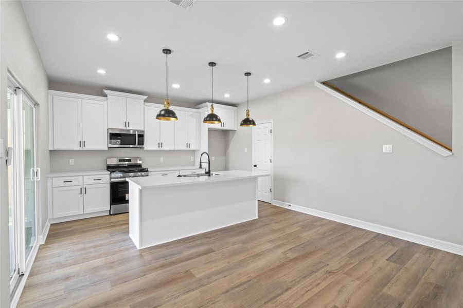 Furnished interior view inside a new home in , Houston (Image 7).