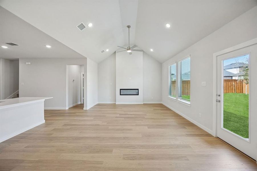 Living Room in the Masters home plan by Trophy Signature Homes – REPRESENTATIVE PHOTO