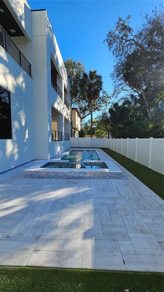 Exterior details and patio area of a home in , Tampa (Image 18).