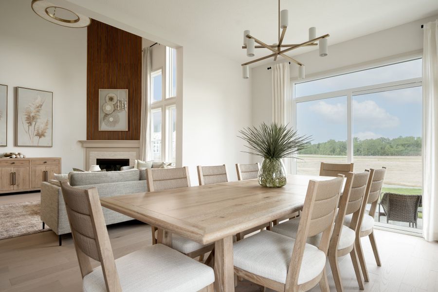 Representative furnished interior of a home built from the Avery by Fischer Homes in Twin Lakes, Hoschton (Image 18).