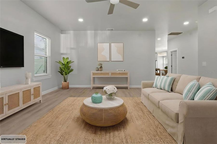 Furnished interior view inside a new home in , St. Petersburg (Image 14).