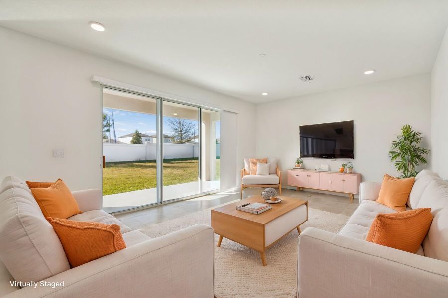 Great Room - Virtually Staged