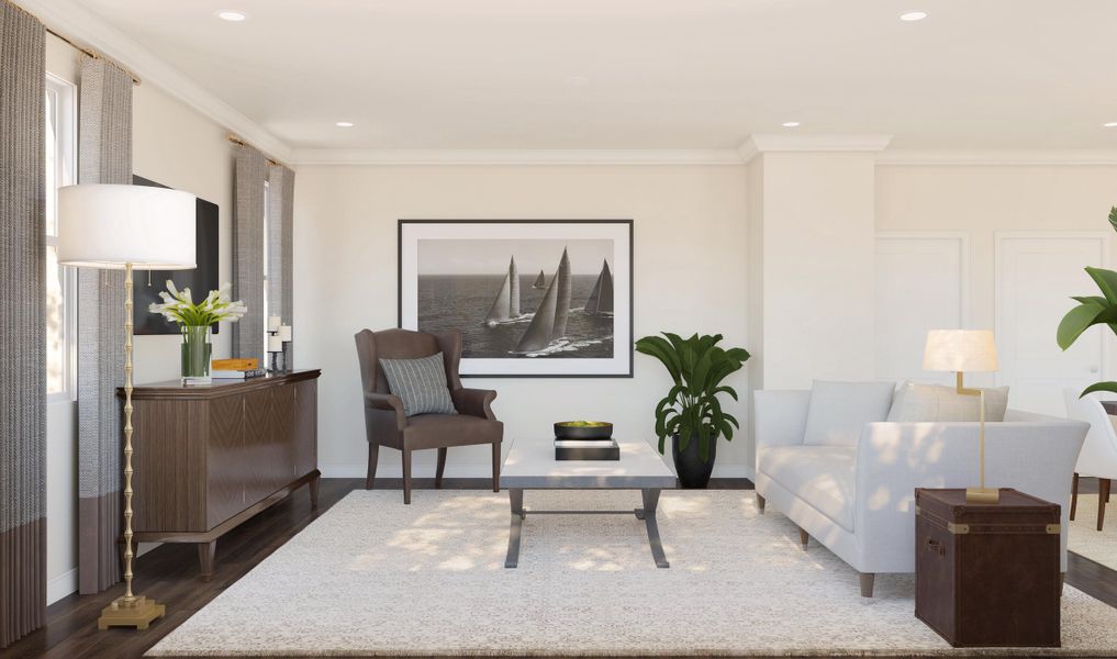 Furnished interior view inside a new home in Stono Village, Hollywood (Image 5).