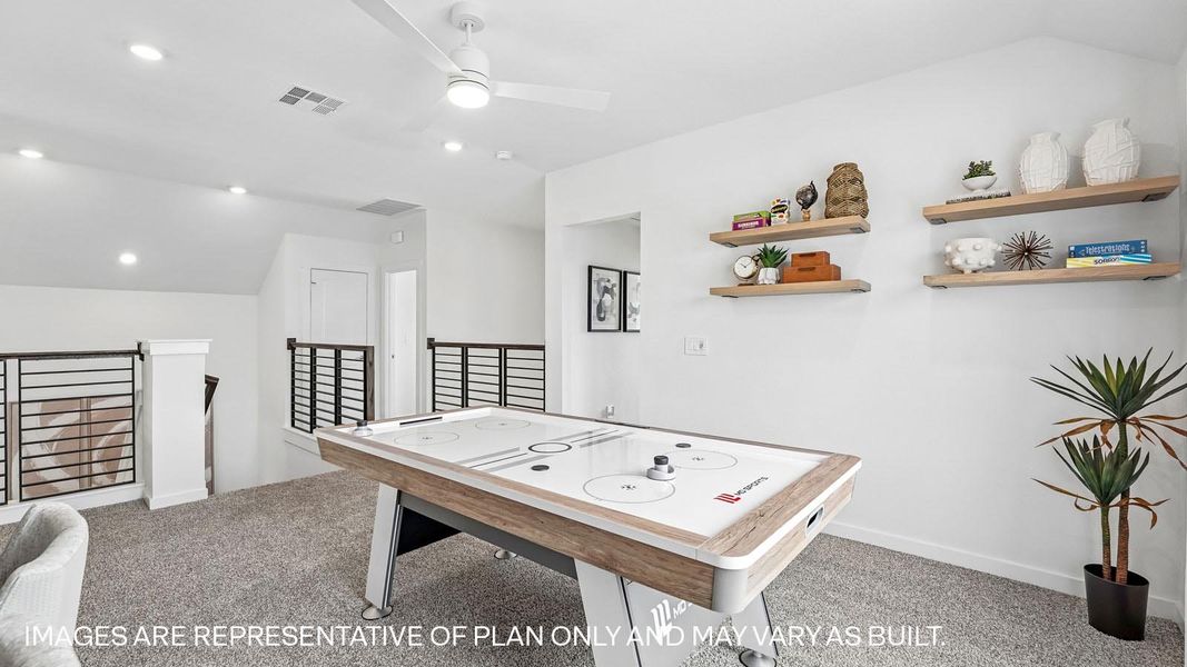 Representative furnished interior of a home built from the The Garrett by D.R. Horton in The Enclave at Bar W Ranch, Leander (Image 30).