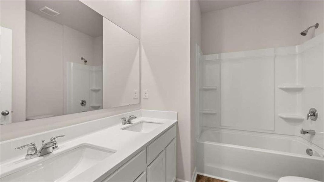 Furnished interior view inside a new home in Preserve at Dove Creek, Statham (Image 6).