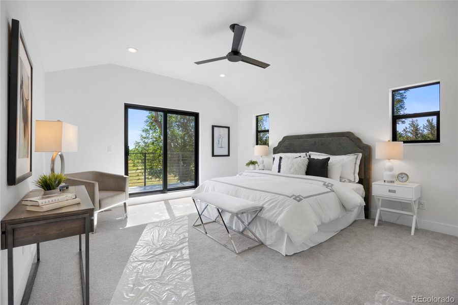 Furnished interior view inside a new home in , Denver (Image 20).